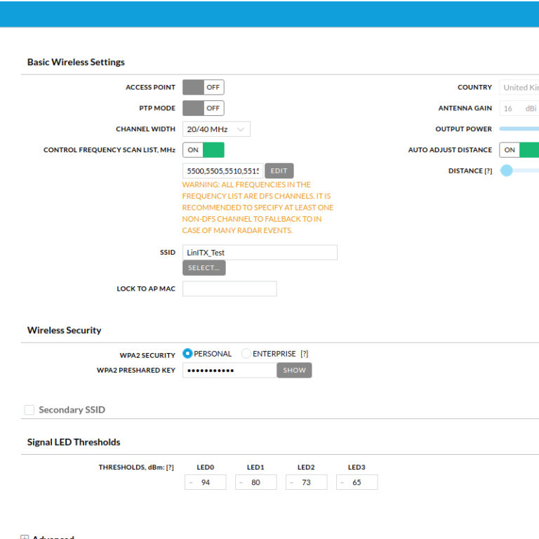 airMAX AC Firmware v8.7.0 - Where is PtMP Mode? - LinITX Blog