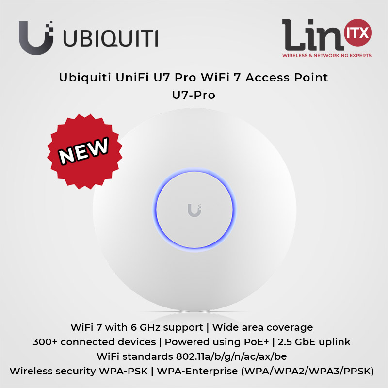 Ubiquiti UniFi U7-Pro WiFi 7 Access Point - LinITX Blog